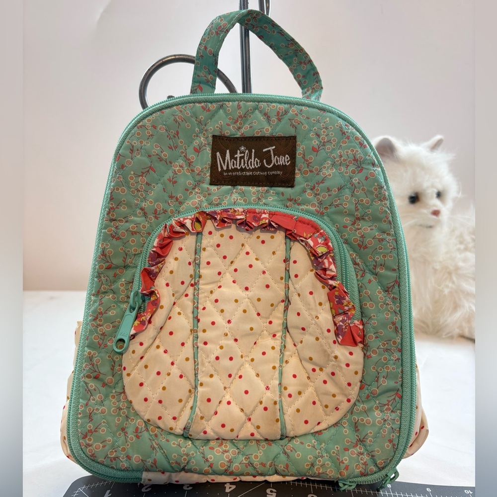 Matilda Jane Mint Floral Quilted Lunchbox